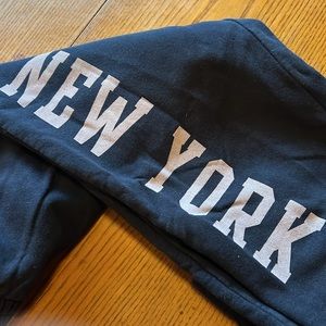 John Galt dark blue cotton sweats